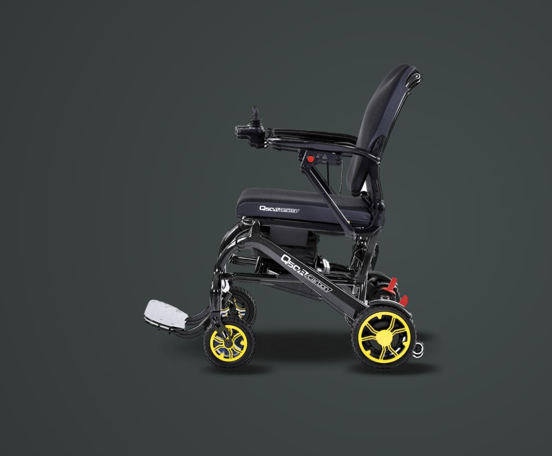 Q50R Carbon Folding Powered Wheelchair