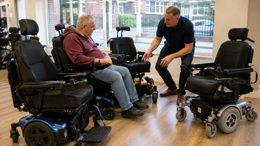 powered wheelchair drive types