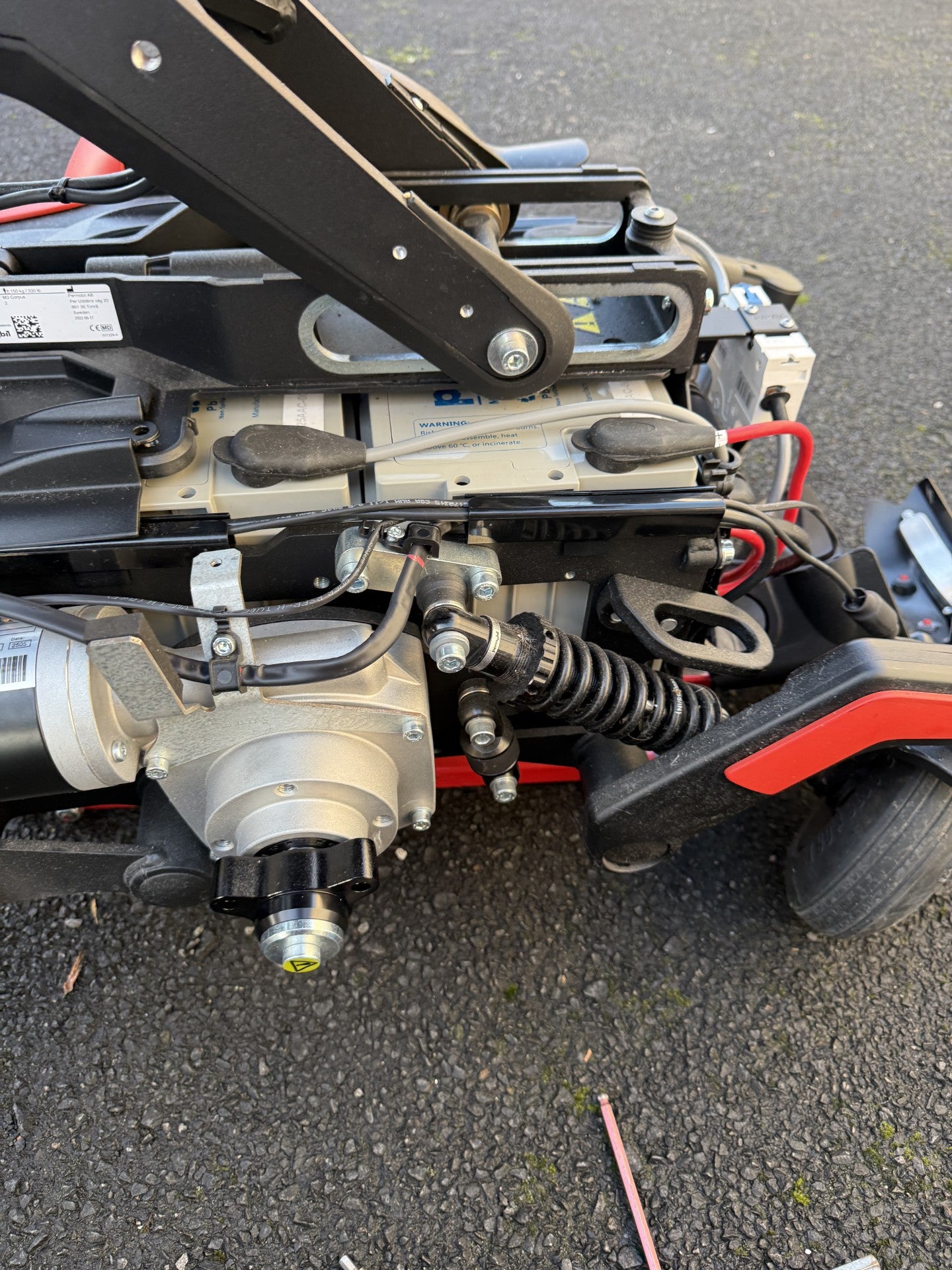 Motor replacement on a permobil m3 powered wheelchair
