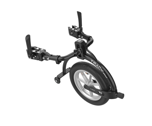 Double arm track wheel