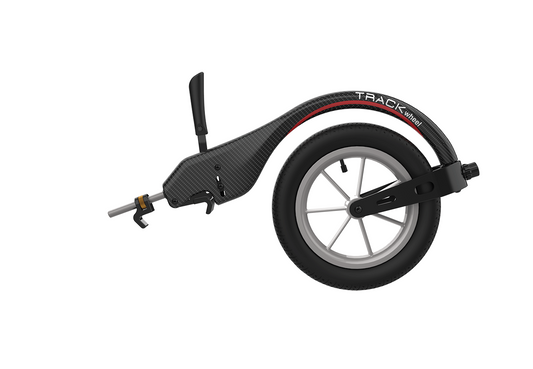 Single arm track wheel
