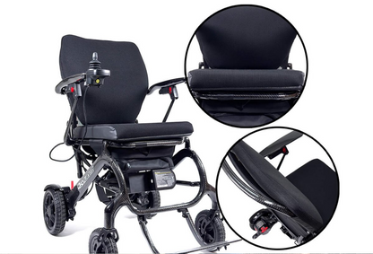 Q50R Carbon Folding Powered Wheelchair