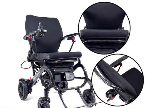 Q50R Carbon Folding Powered Wheelchair