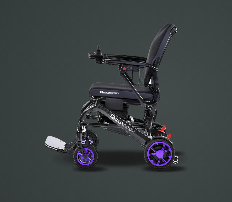 Q50R Carbon Folding Powered Wheelchair